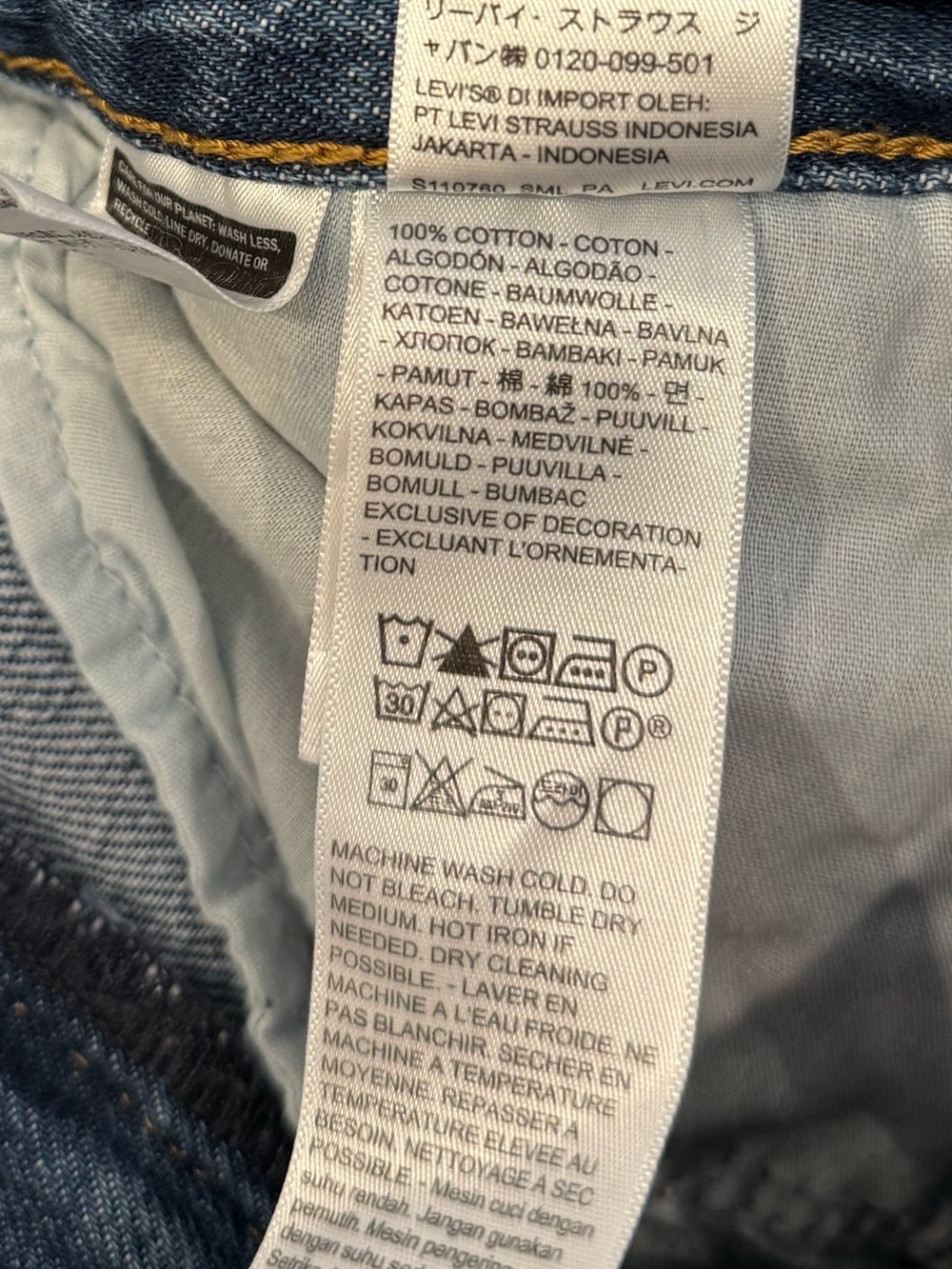 Levis 94 Baggy Seemed Jeans 29 - Picture 12 of 12